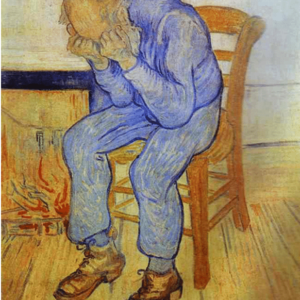 Sorrowing Old Man (at Eternity's Gate), 1890 by Vincent Van Gogh